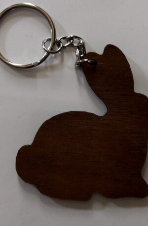 Sitting Bunny Keychain