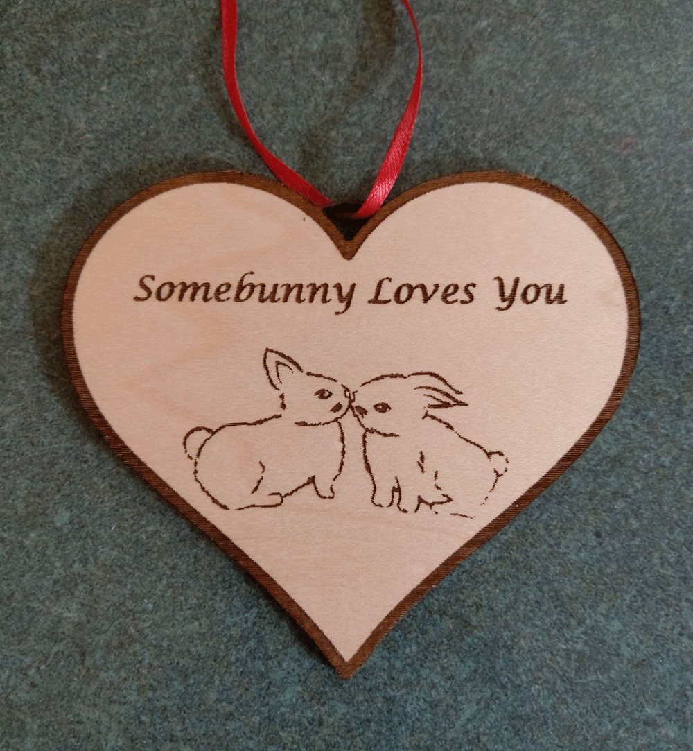 Somebunny Loves You Ornament