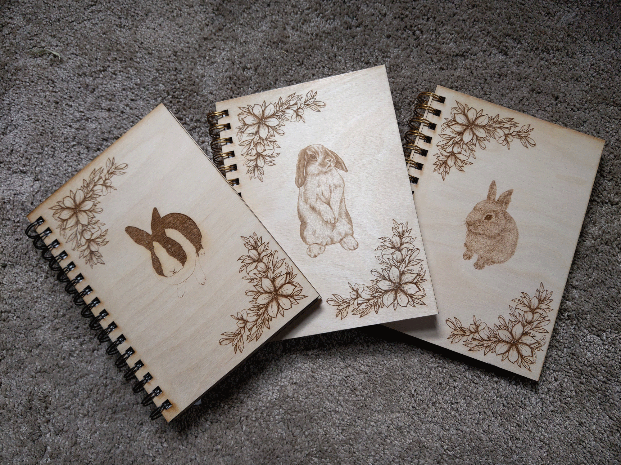 Custom Wood Cover Journal