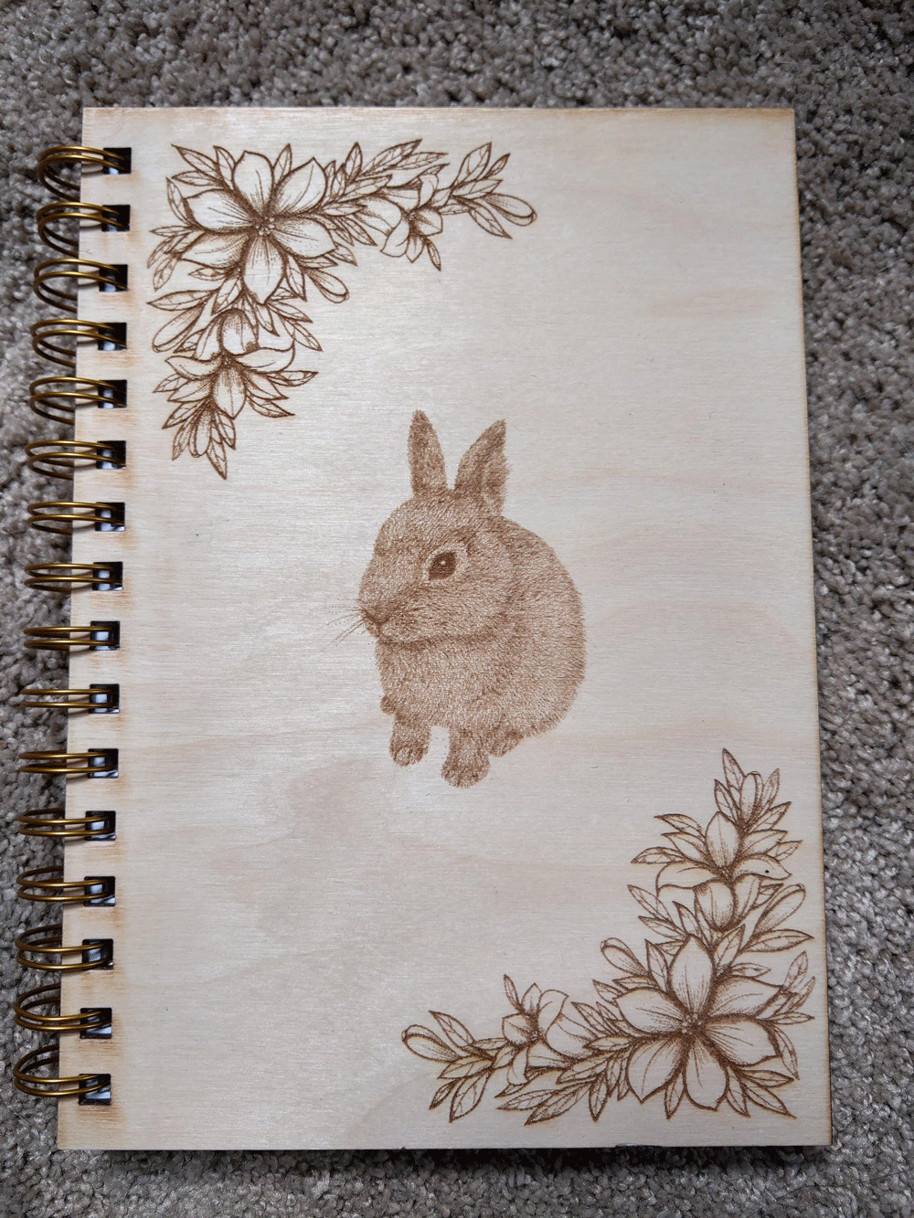 Sitting bunny Journal