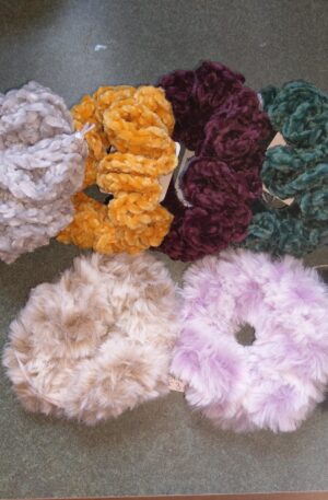 Crochet Hair Scrunchies