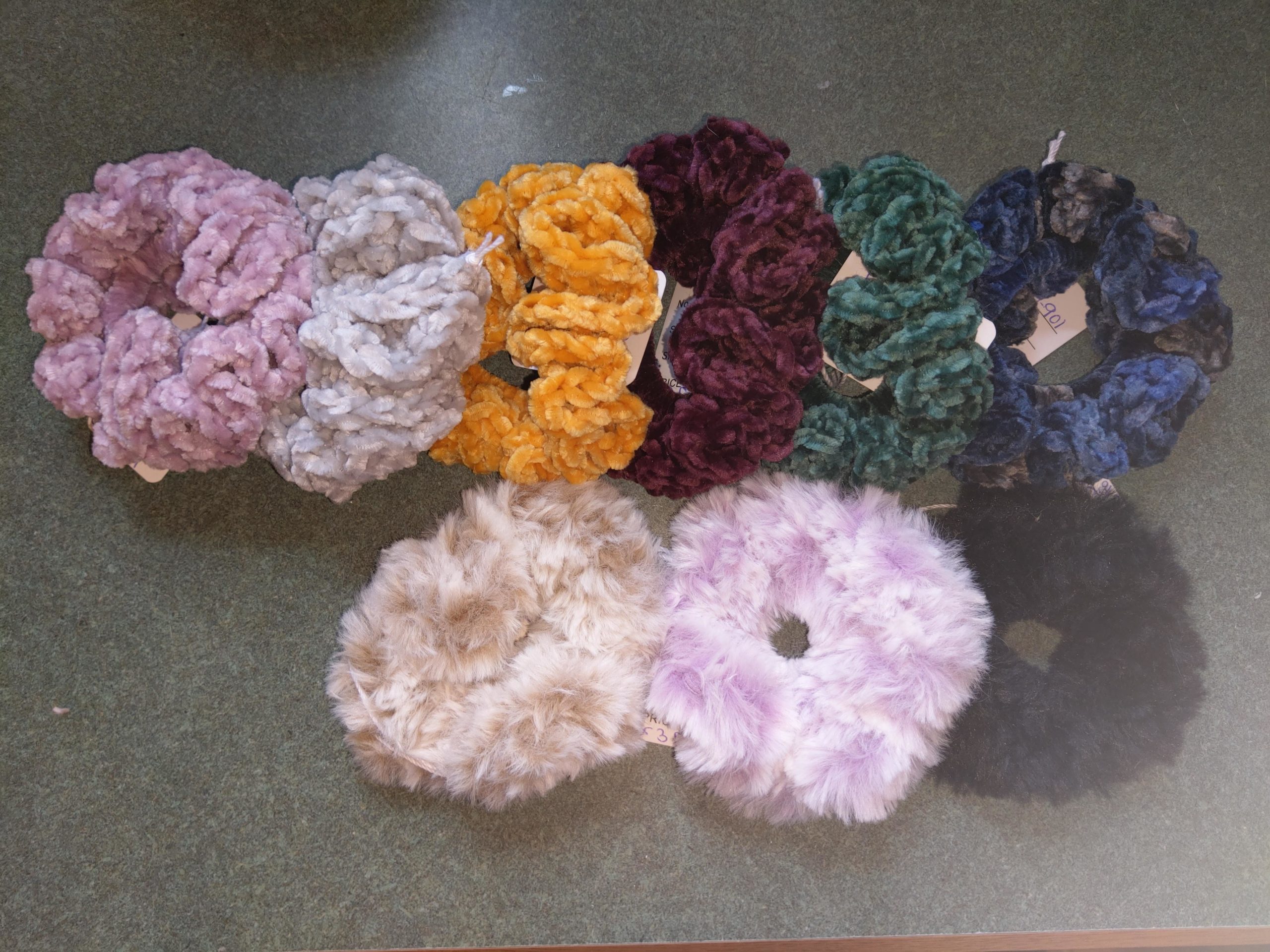 Crochet Hair Scrunchies